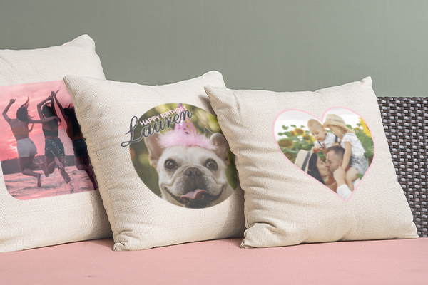 Relive the best times together with iron-on memory pillows
